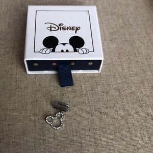 KEEP Collective Disney Pave Mickey Dangle Silver